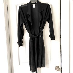 Chico’s duster/trench combo jacket, size 1X